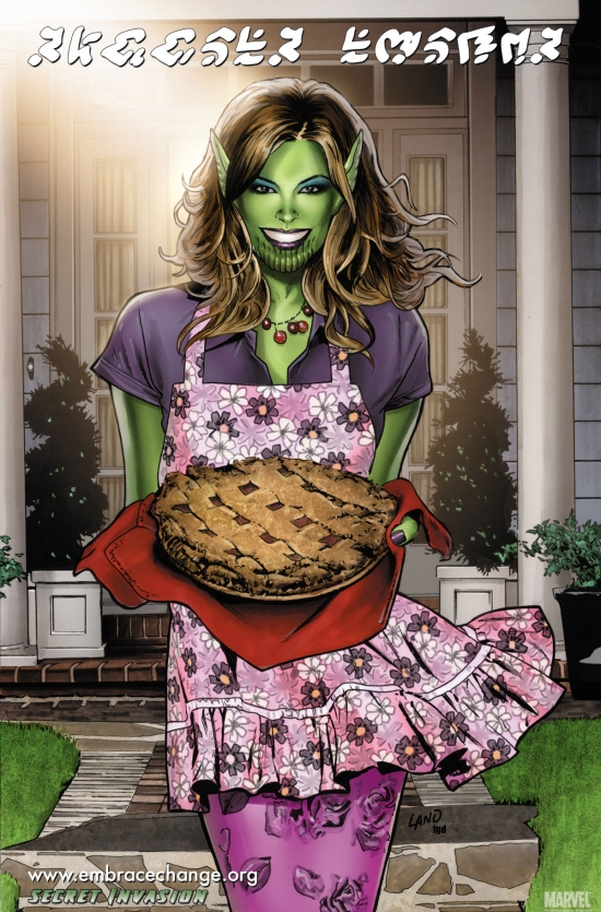 Embrace Change in Skrullian.