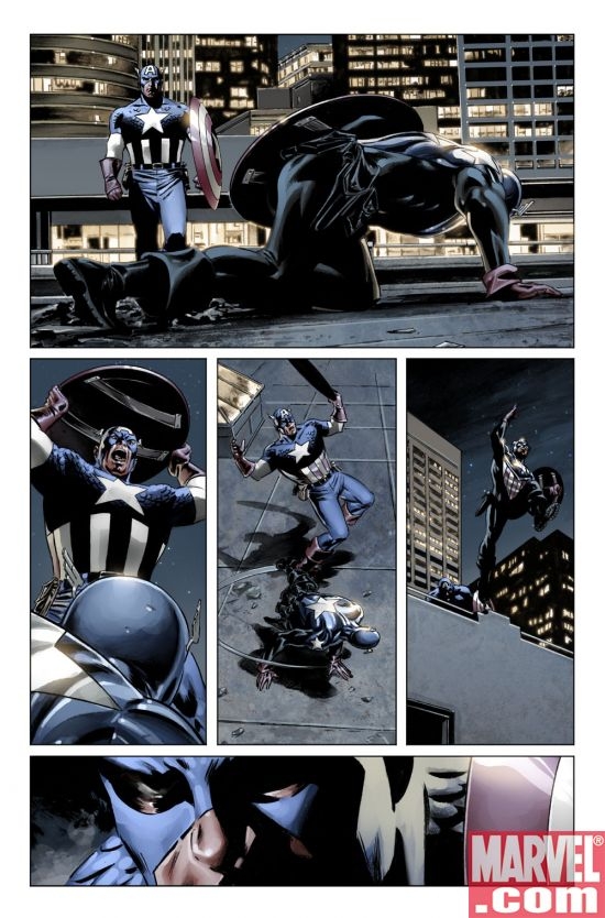 CAPTAIN AMERICA #40 interior art