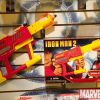 Iron Man 2 Iron Strike Nerf  Gun figure at the Hasbro showroom