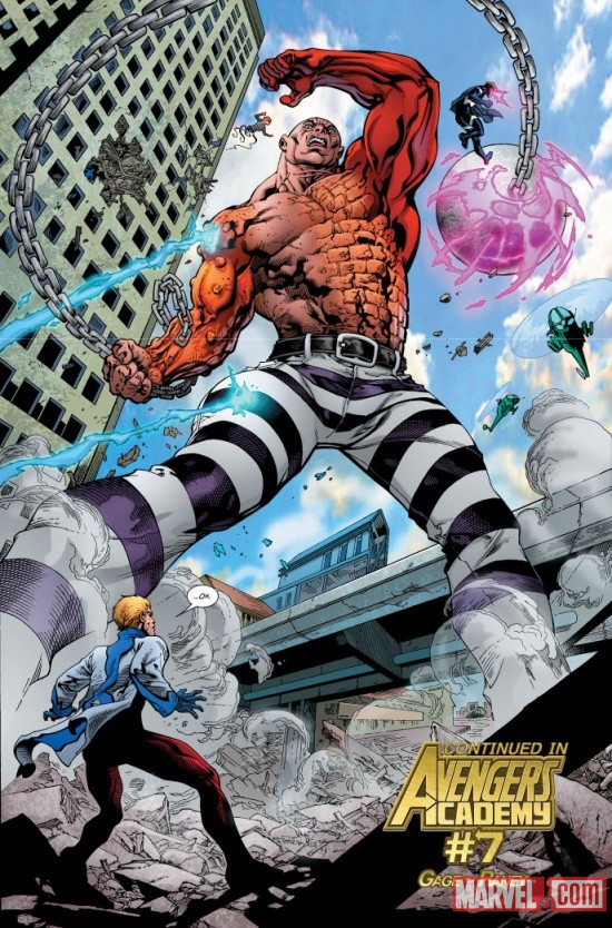 Avengers Academy #7 preview art by Mike McKone