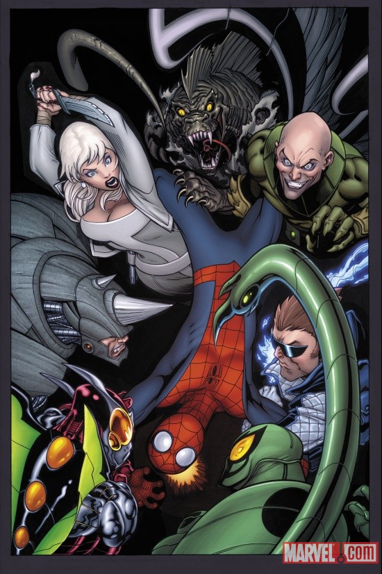 Ultimate Comics Spider-Man #153 cover by Ed McGuinness