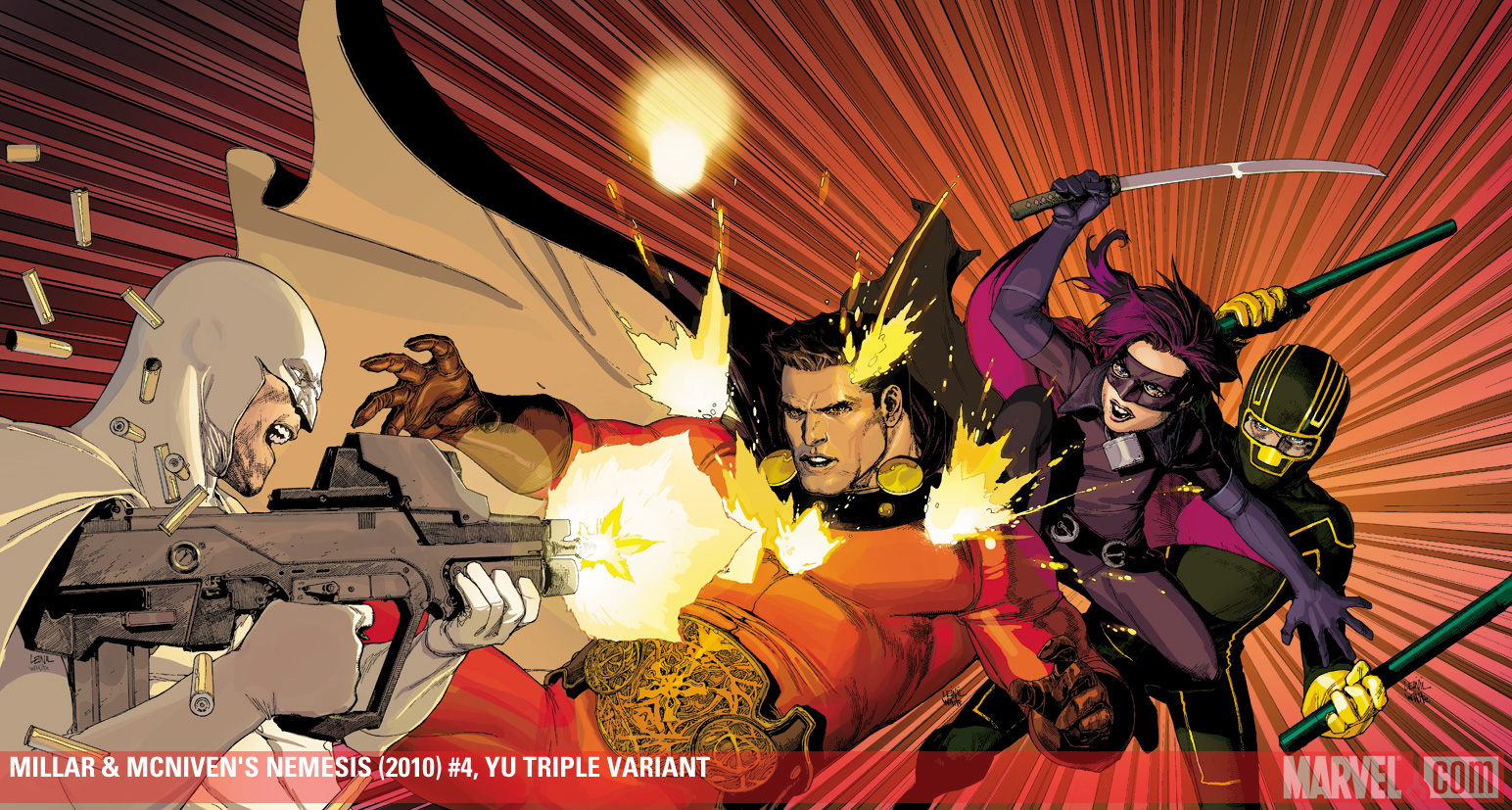 Millar & Mcniven's Nemesis (2010) #4 (Yu Triple Variant)