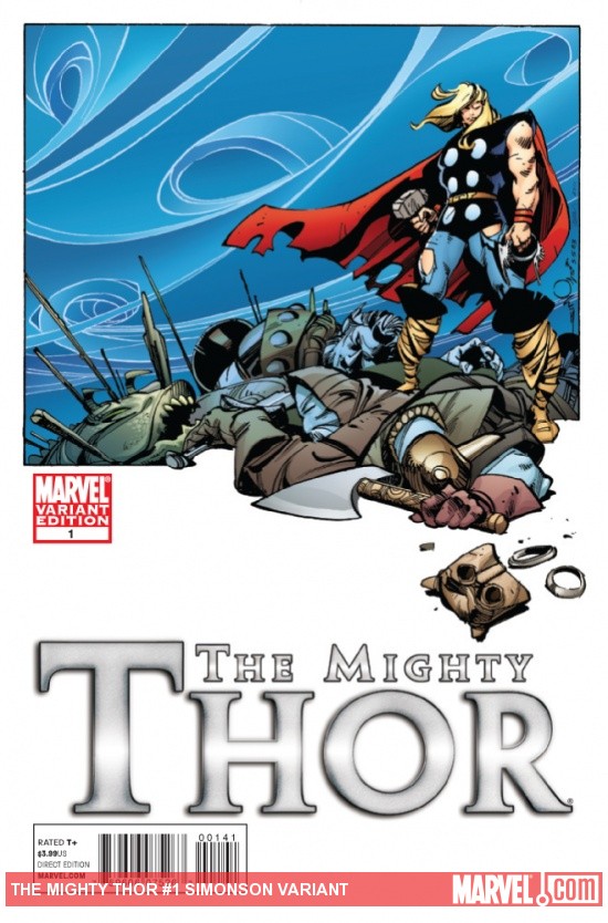 The Mighty Thor #1 variant cover by Walt Simonson