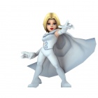 Character Render of Emma From from Super Hero Squad Online