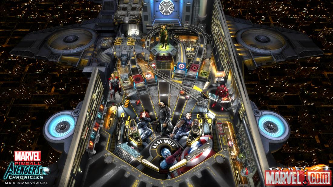 Screenshot from Marvel Pinball: Avengers Chronicles