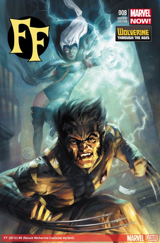 FF (2012) #8 (Nauck Wolverine Costume Variant)