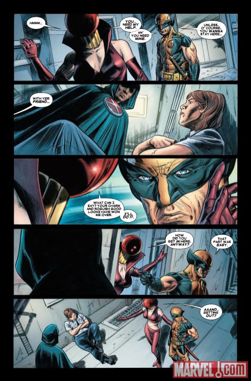 WOLVERINE ORIGINS #44 Art by Doug Braithwaite