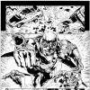 BLACK PANTHER #7 black and white preview art by Will Conrad
