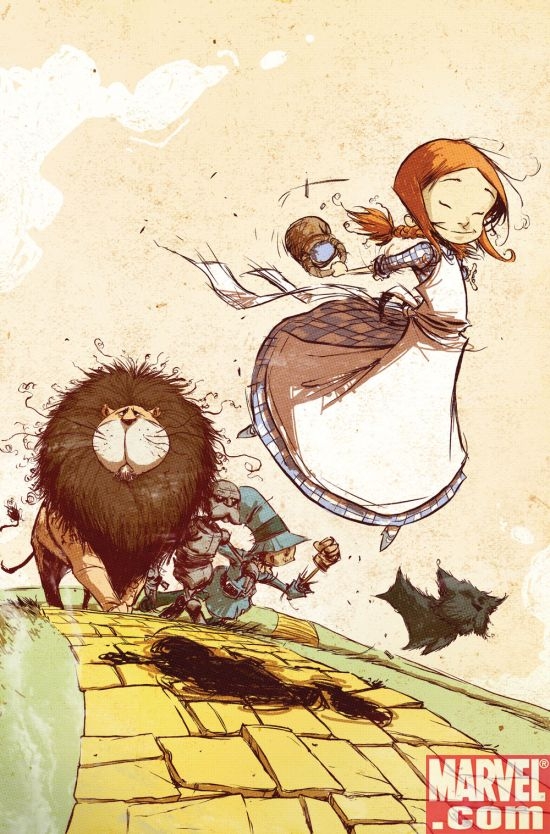 THE WONDERFUL WIZARD OF OZ #1 cover by Skottie Young