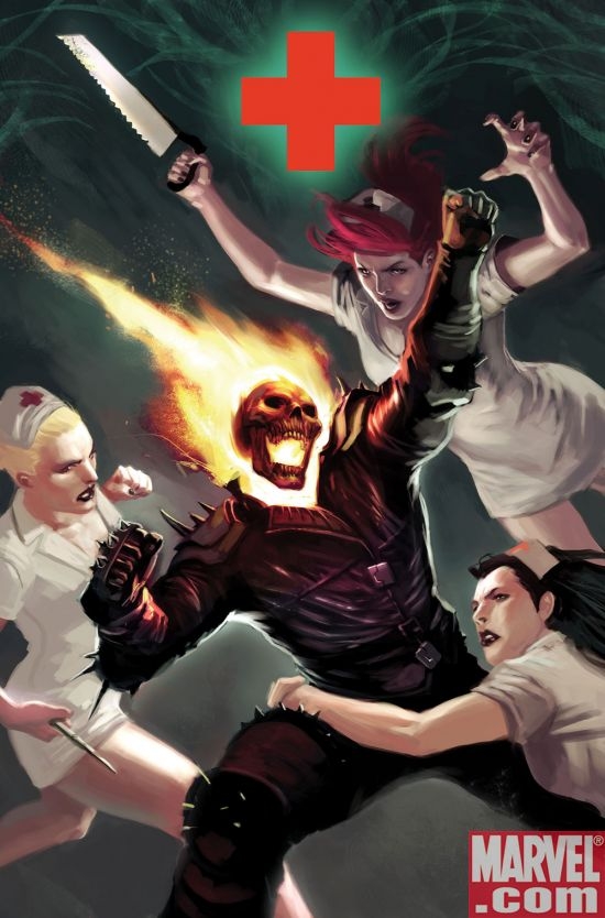 GHOST RIDER #21 cover by Marko Djurdjevic
