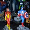 Spider-Woman and Captain America New Avengers Statues