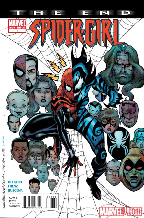 Spider-Girl: The End #1 cover by Ron Frenz