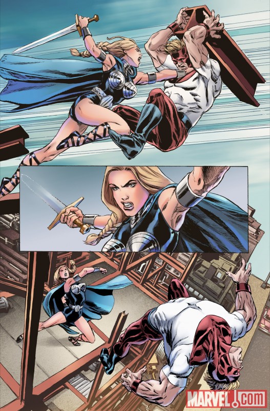 VALKYRIE #1 preview art by Phil Winslade 5