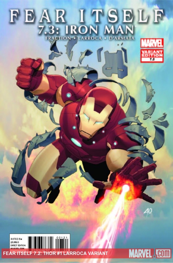 Fear Itself (2010) #7.2 (IRON MAN VARIANT)