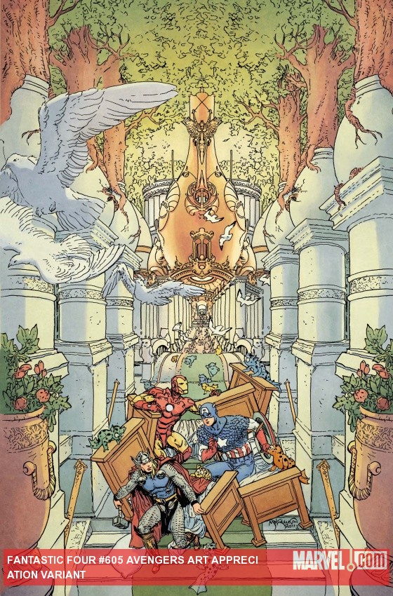 Fantastic Four (1998) #605 (Avengers Art Appreciation Variant)