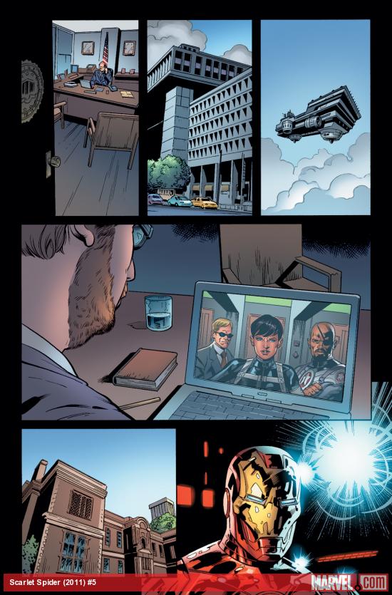 Scarlet Spider #5 preview art by Neil Edwards