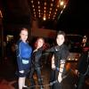 S.H.I.E.L.D., Black Widow and Hawkeye cosplayers at El Captain Theatre's midnight screening of Marvel's The Avengers