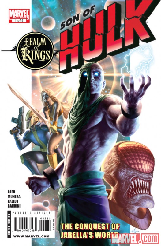 REALM OF KINGS: SON OF HULK #1 Cover by Alex Garner