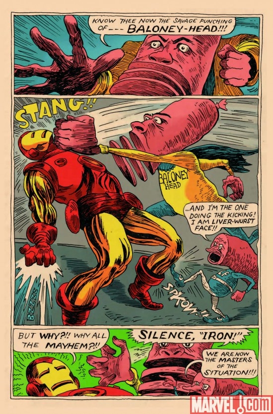 STRANGE TALES #2 Preview Art by Tony Millionaire