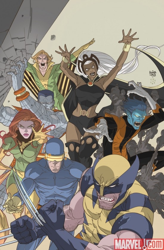 UNCANNY X-MEN: FIRST CLASS #4 cover by Roger Cruz