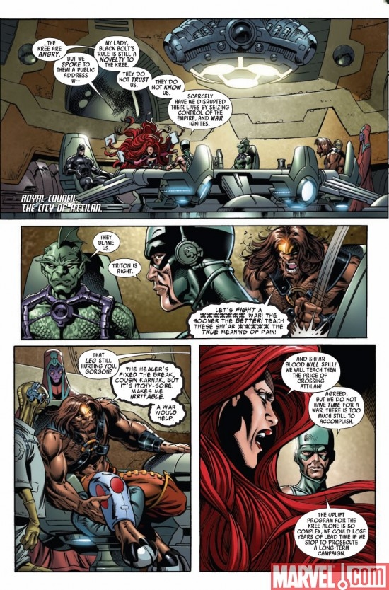 WAR OF KINGS #2 preview page 5