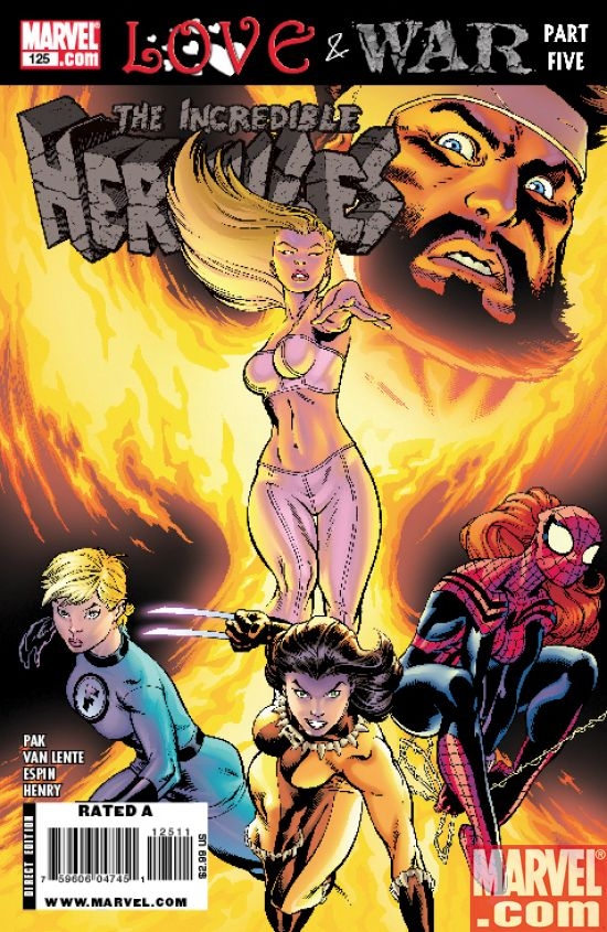 INCREDIBLE HERCULES #125