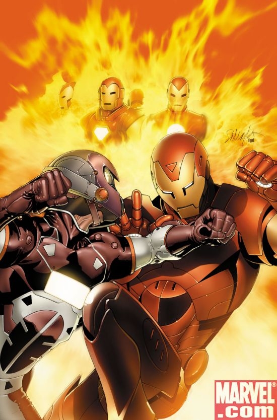 INVINCIBLE IRON MAN #6 cover by Salvador Larroca