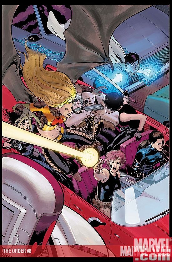 THE ORDER #8 cover by Barry Kitson