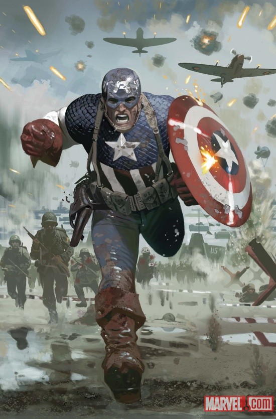 Captain America #615.1 cover by Daniel Acuna