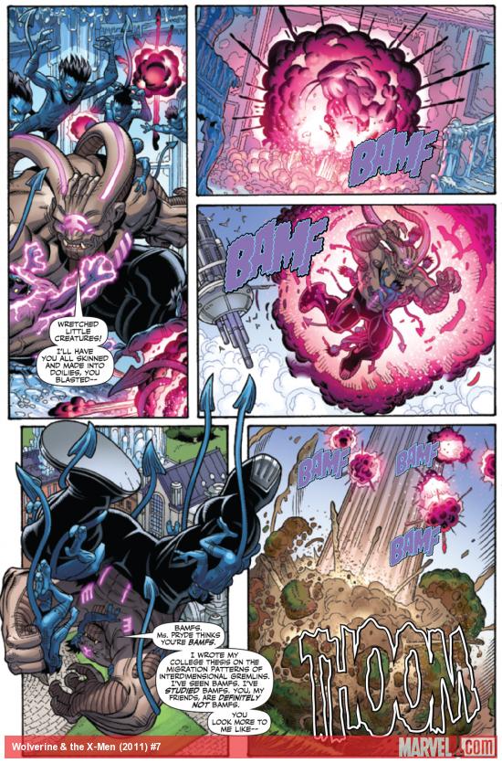 Wolverine & The X-Men #7 art by Nick Bradshaw
