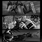 Defenders (2011) #12 black and white preview art by Mirco Pierfederici