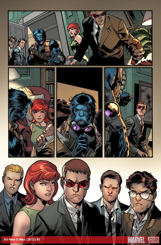 All-New X-Men #1 art by Stuart Immonen
