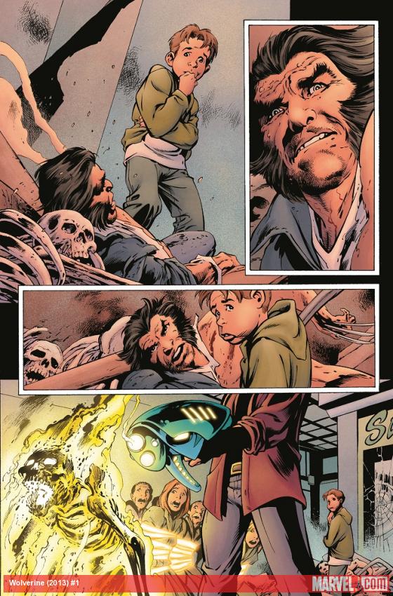Wolverine (2013) #1 preview art by Alan Davis