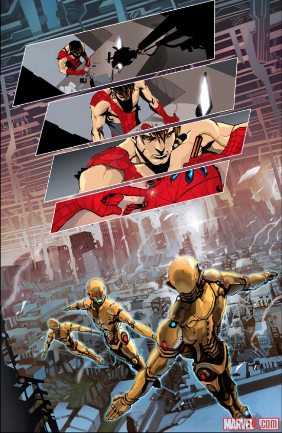 Superior Spider-Man #6AU preview art by Dexter Soy