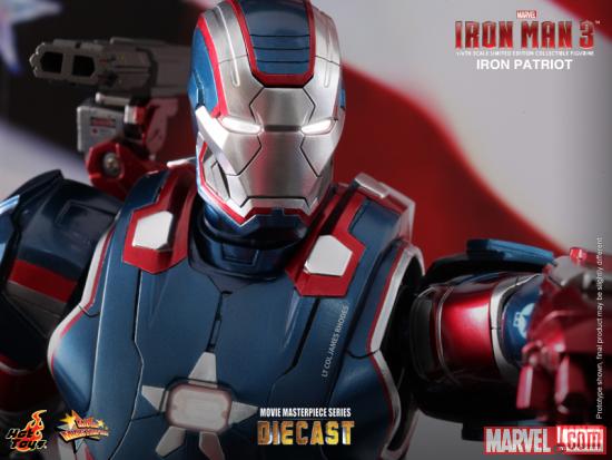 Iron Patriot Figurine from Hot Toys