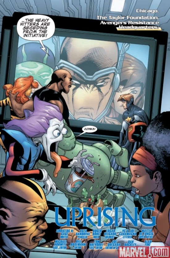 Avengers: The Initative #28 Preview page 4