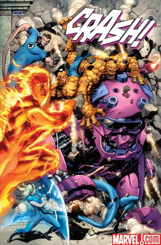 FANTASTIC FOUR #570 preview art by Dale Eaglesham