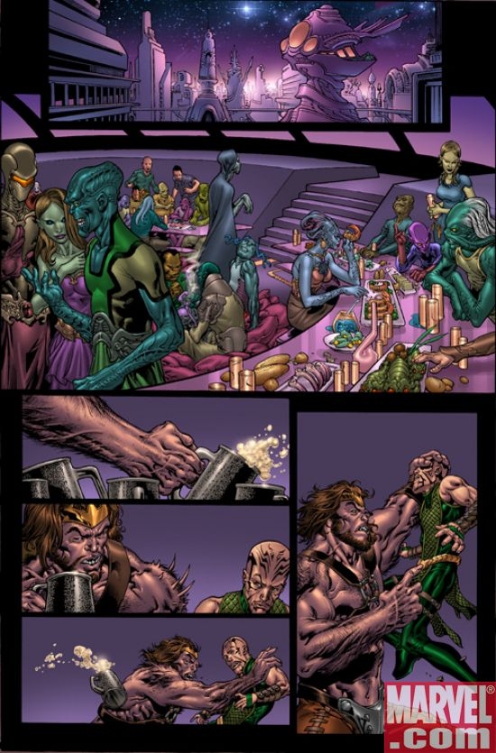 SECRET INVASION: INHUMANS #1 interior art