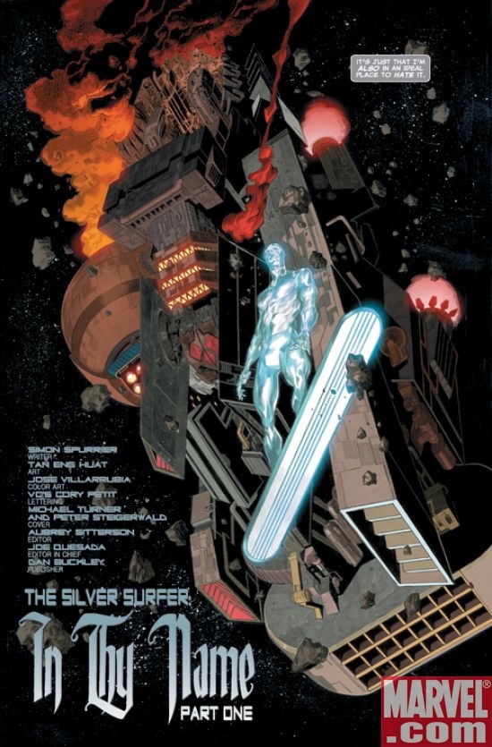 Silver Surfer: In Thy Name #1 Interior Art