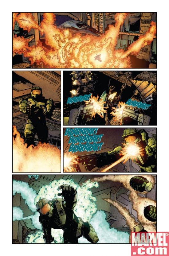 Halo: Uprising #1 interior art