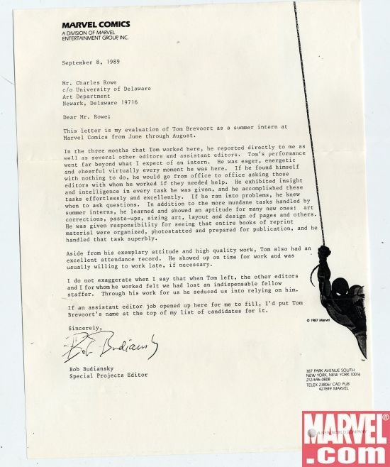 Evaluation Letter