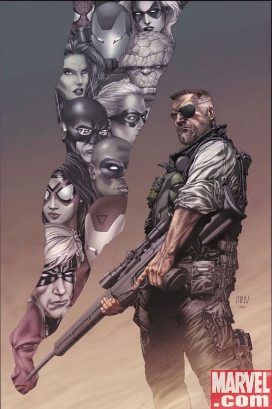 SECRET INVASION #3 variant cover by Steve McNiven