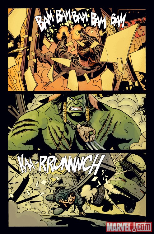 MARVEL UNIVERSE VS. THE PUNISHER #2 preview art by Goran Parlov 1