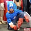 Kid Captain America cosplayer at Marvel's Fan Expo Canada Costume Contest