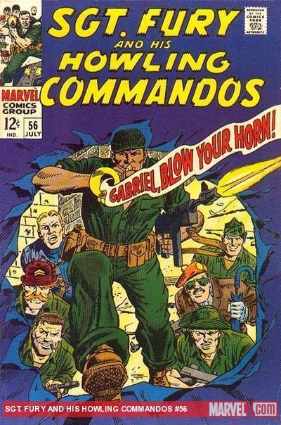 Sgt. Fury and His Howling Commandos #56 cover