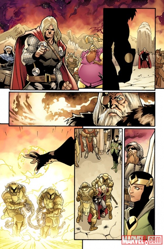 Fear Itself #2 preview art by Stuart Immonen