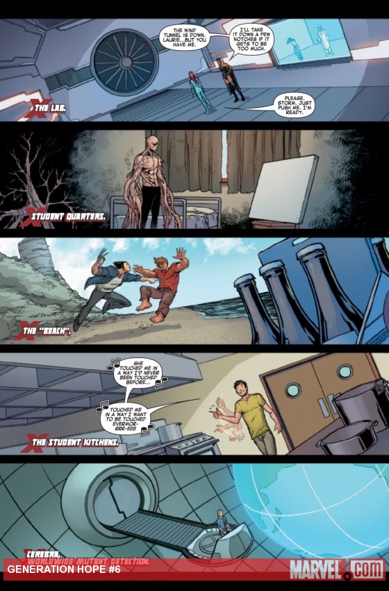 Generation Hope #6 preview art by Salva Espin
