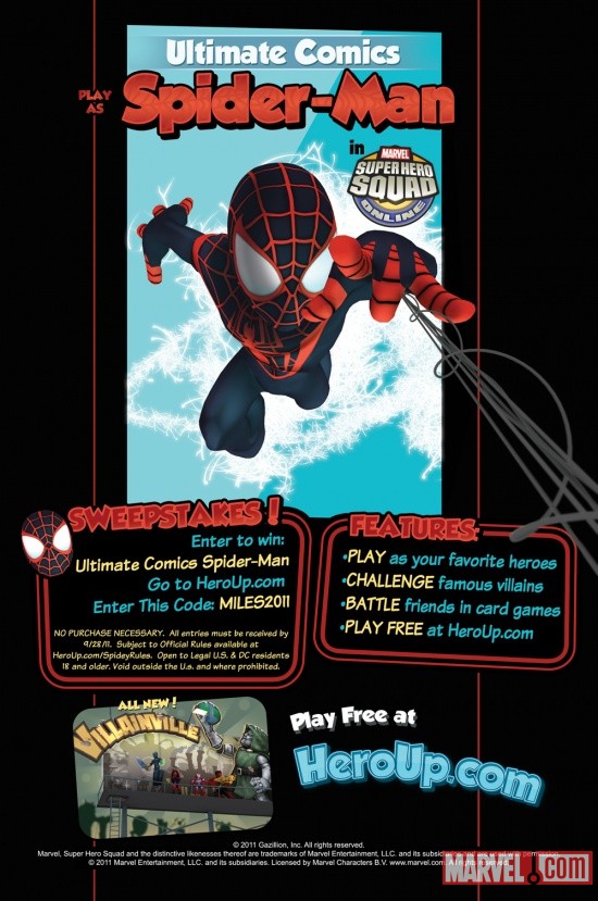 Super Hero Squad Online - Ultimate Comics Spider-Man contest info
