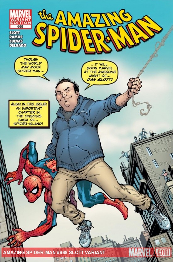 Amazing Spider-Man (1999) #669, Slott Variant