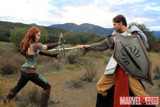 Felicia Day as Tallis in 'Dragon Age: Redemption'